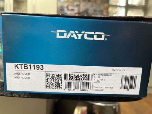 Dayco timing belt kit ktb1193 - belt,